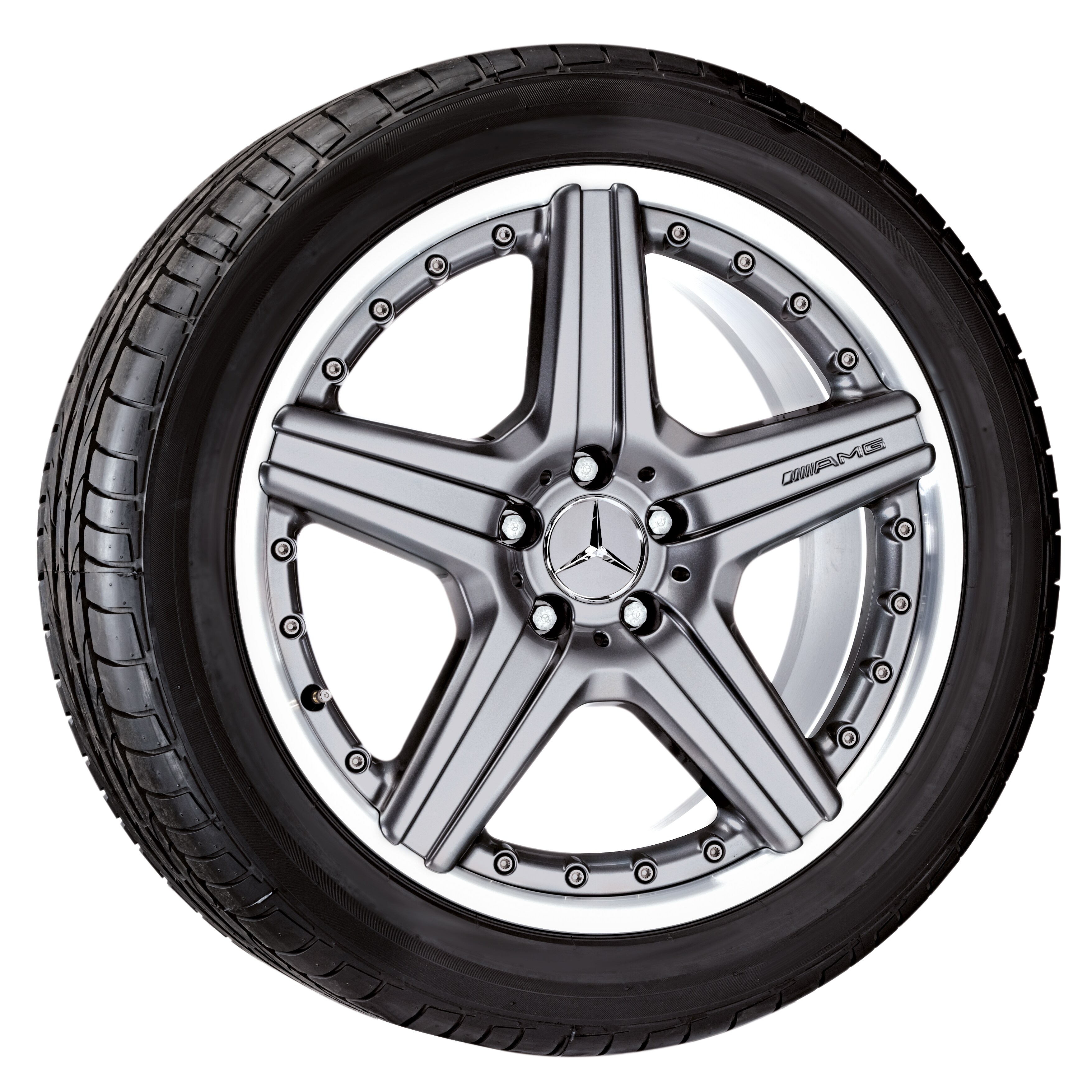 Kolo AMG s 5 paprsky, 45,7 cm (18 palce), Vícedílný