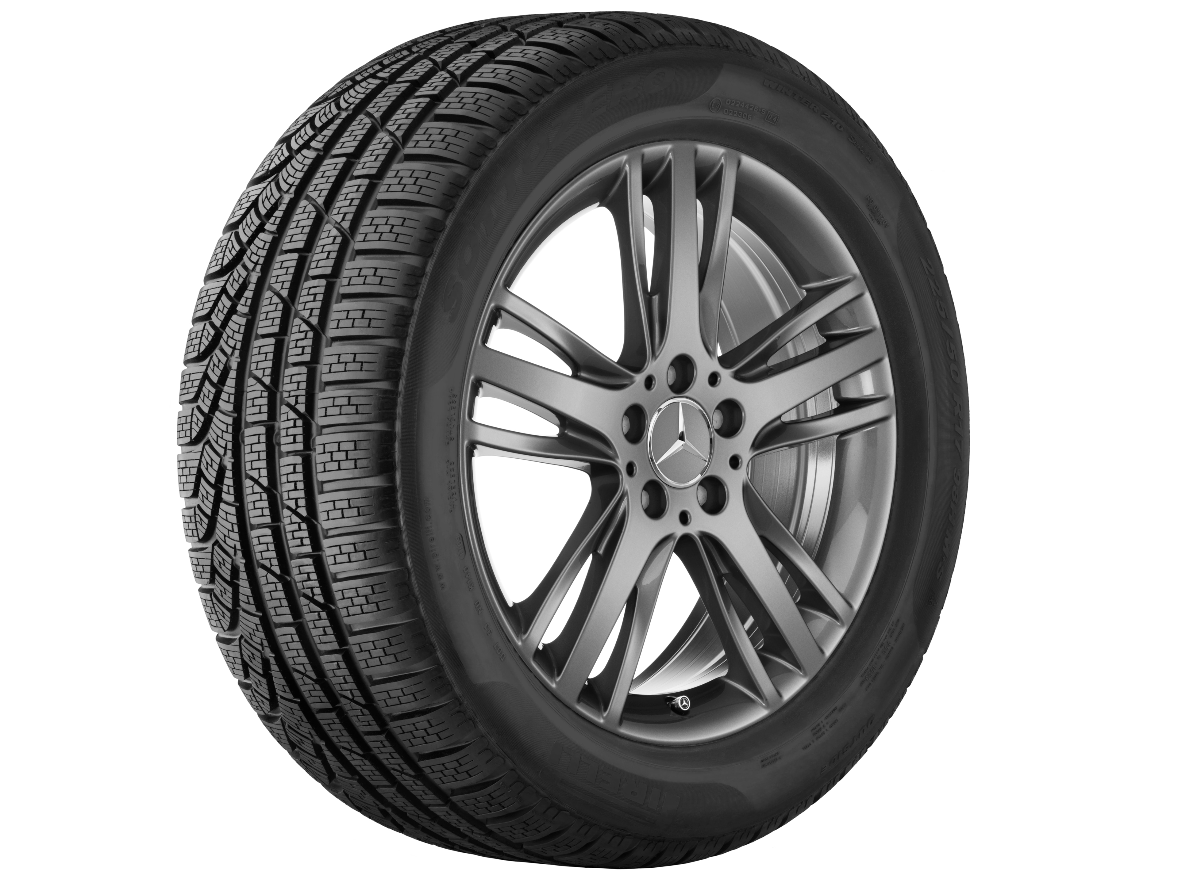 Kolo s 5 trojitými paprsky, 45,7 cm (18 palce) - 7,5 J x 18 ET 52, tremolit metalický, lakované