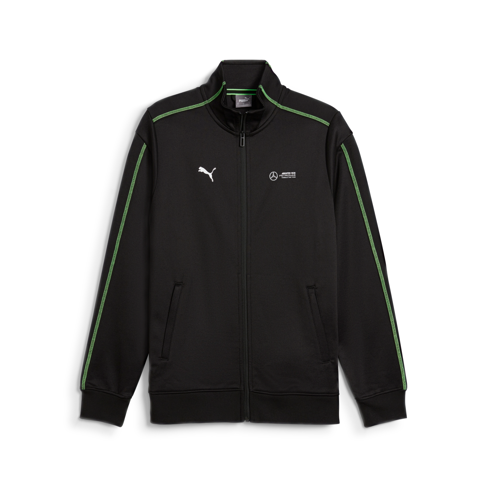 Sweatjacke, Unisex, Mercedes-AMG F1 - schwarz, S
