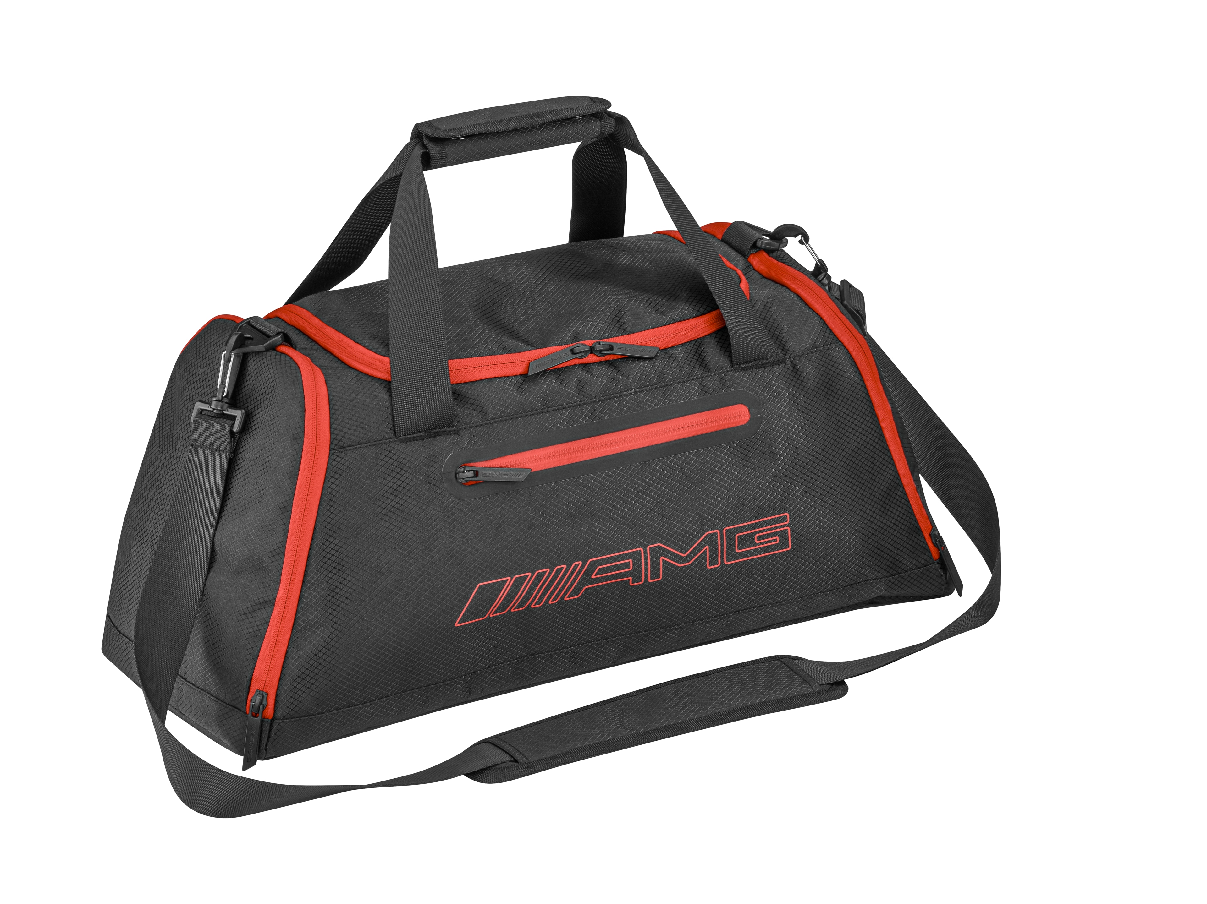 Sportovní taška AMG - černá / červená, Polyester