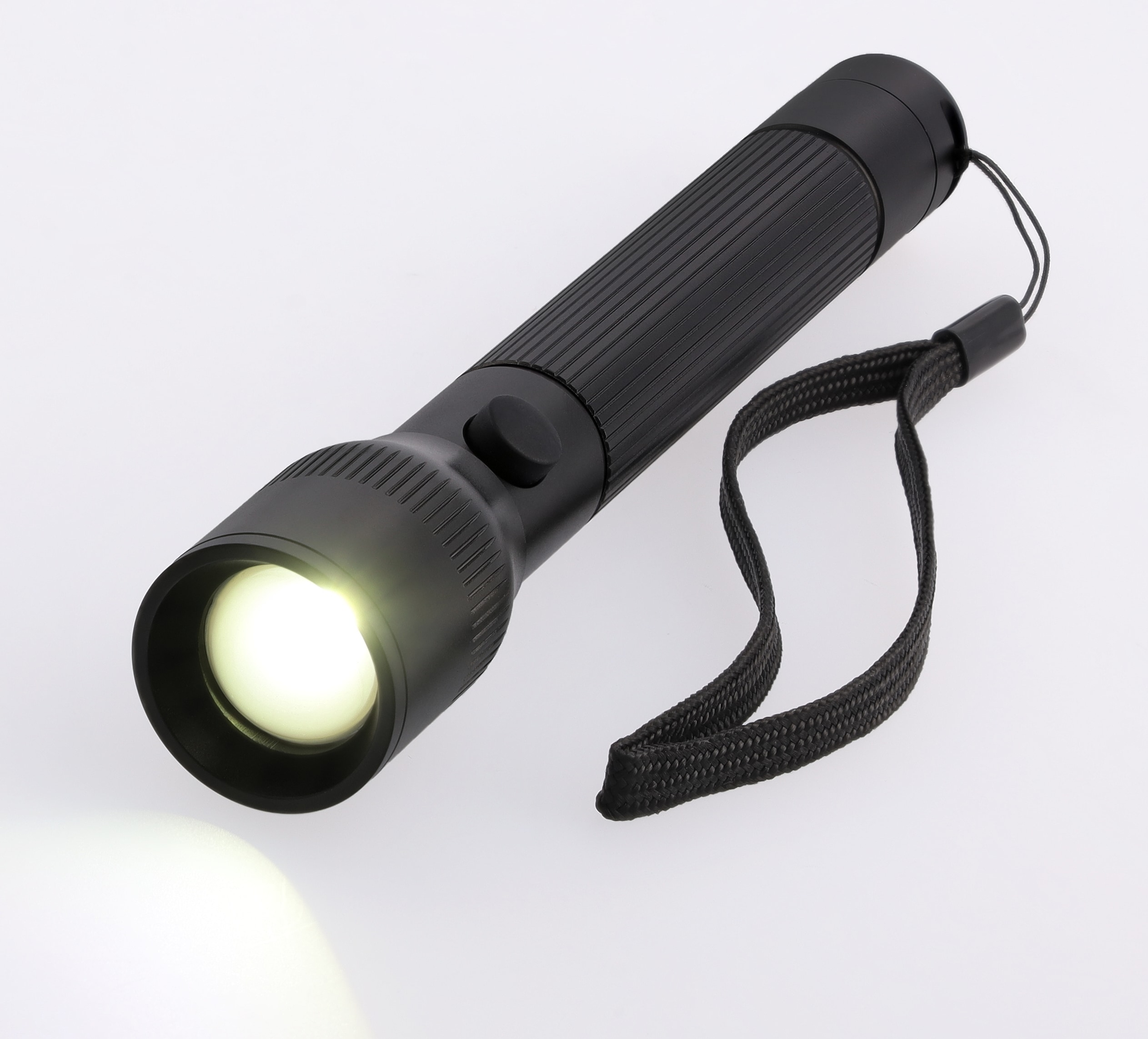 Kapesní svítilna LED, malý - černá, Hliník, Ansmann