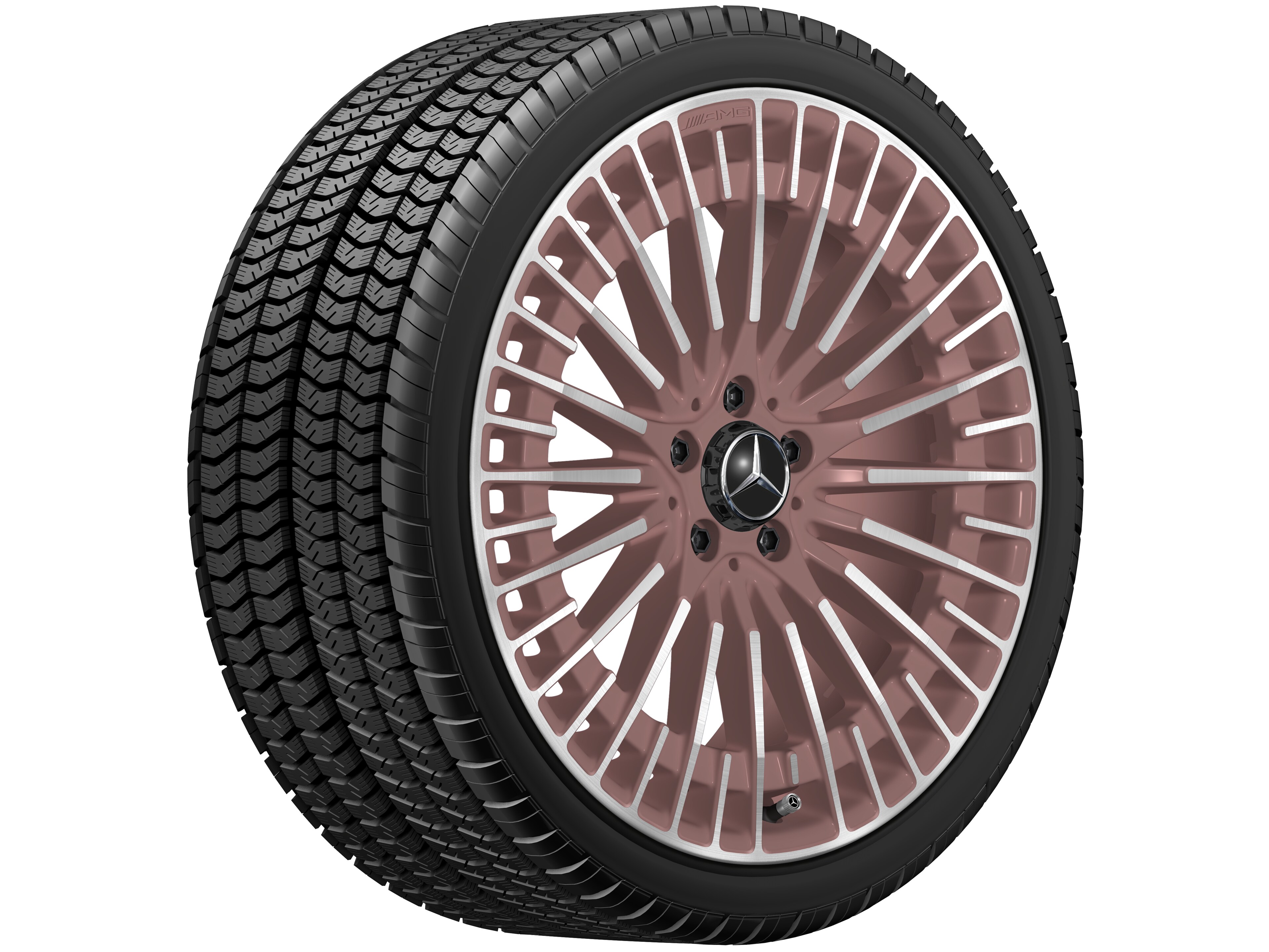 Vícepaprskové kolo AMG, 50,8 cm (20 palců) - 8,5 J x 20 ET 50,5, měděné barvy
