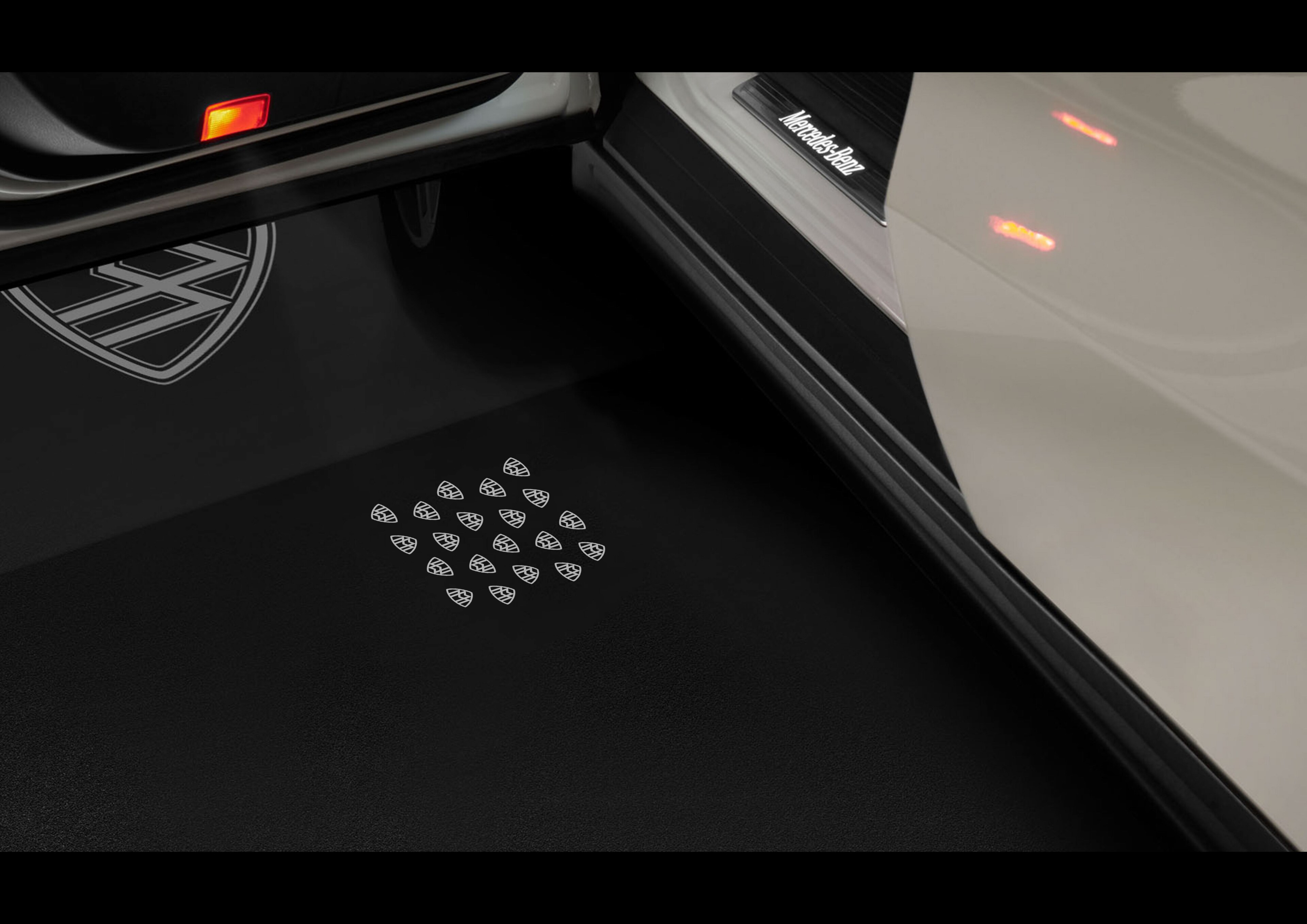 Projektor LCD, s animovaným Mercedes-Maybach Pattern - 1 sada