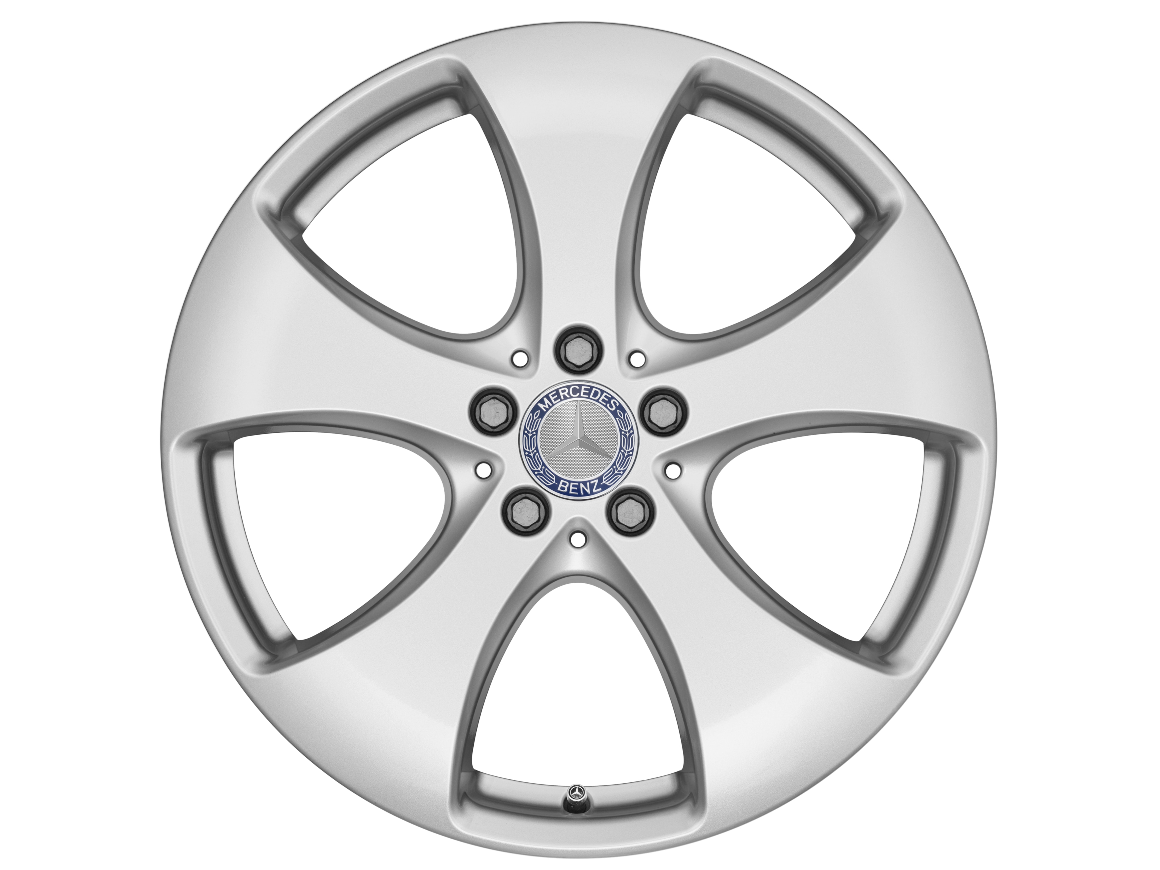 Kolo s 5 paprsky, 48,3 cm (19 palců) - 8,5 J x 19 ET 62, stříbrná vanadium, lakované