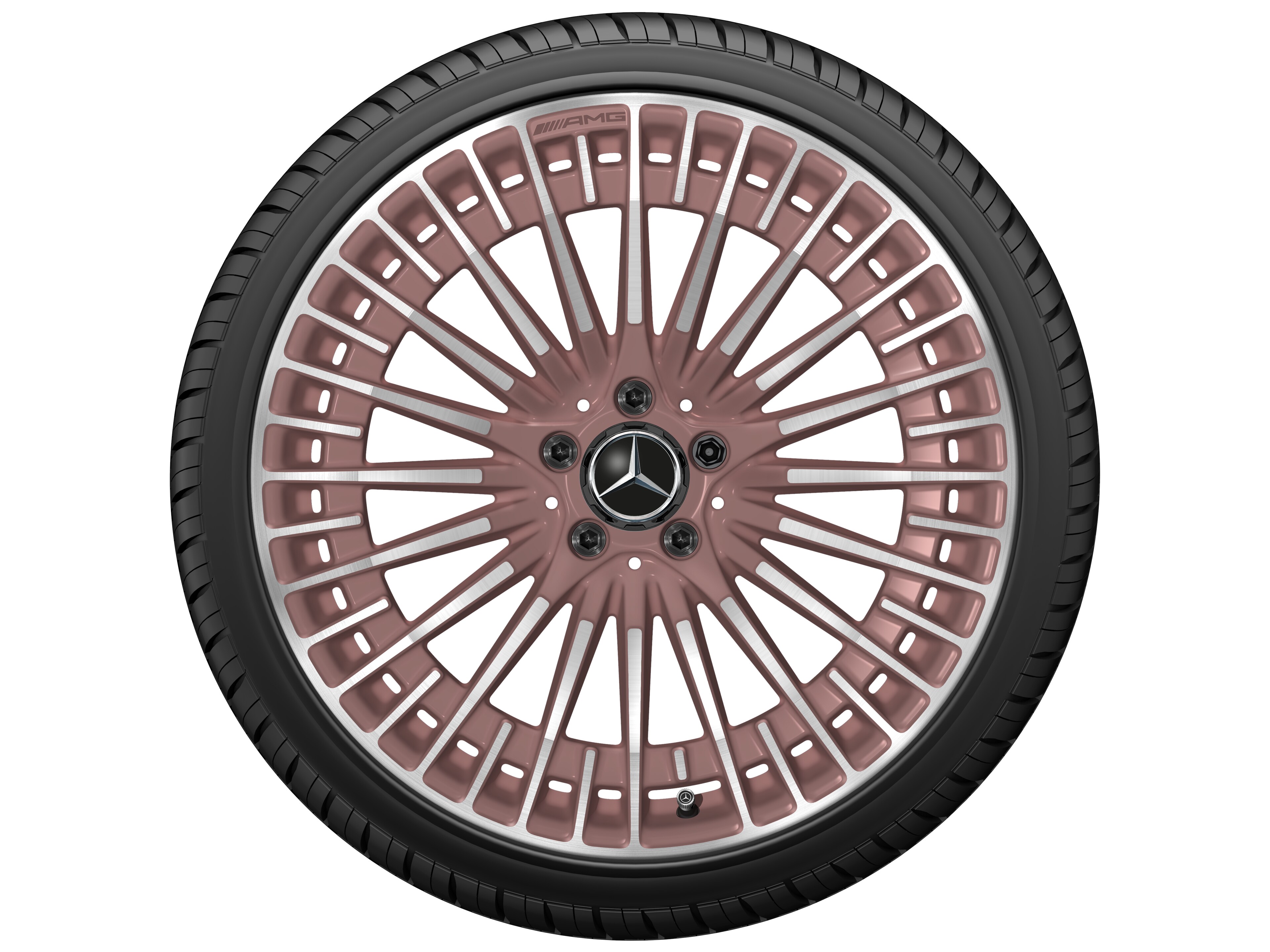 Vícepaprskové kolo AMG, 50,8 cm (20 palců) - 8,5 J x 20 ET 50,5, měděné barvy