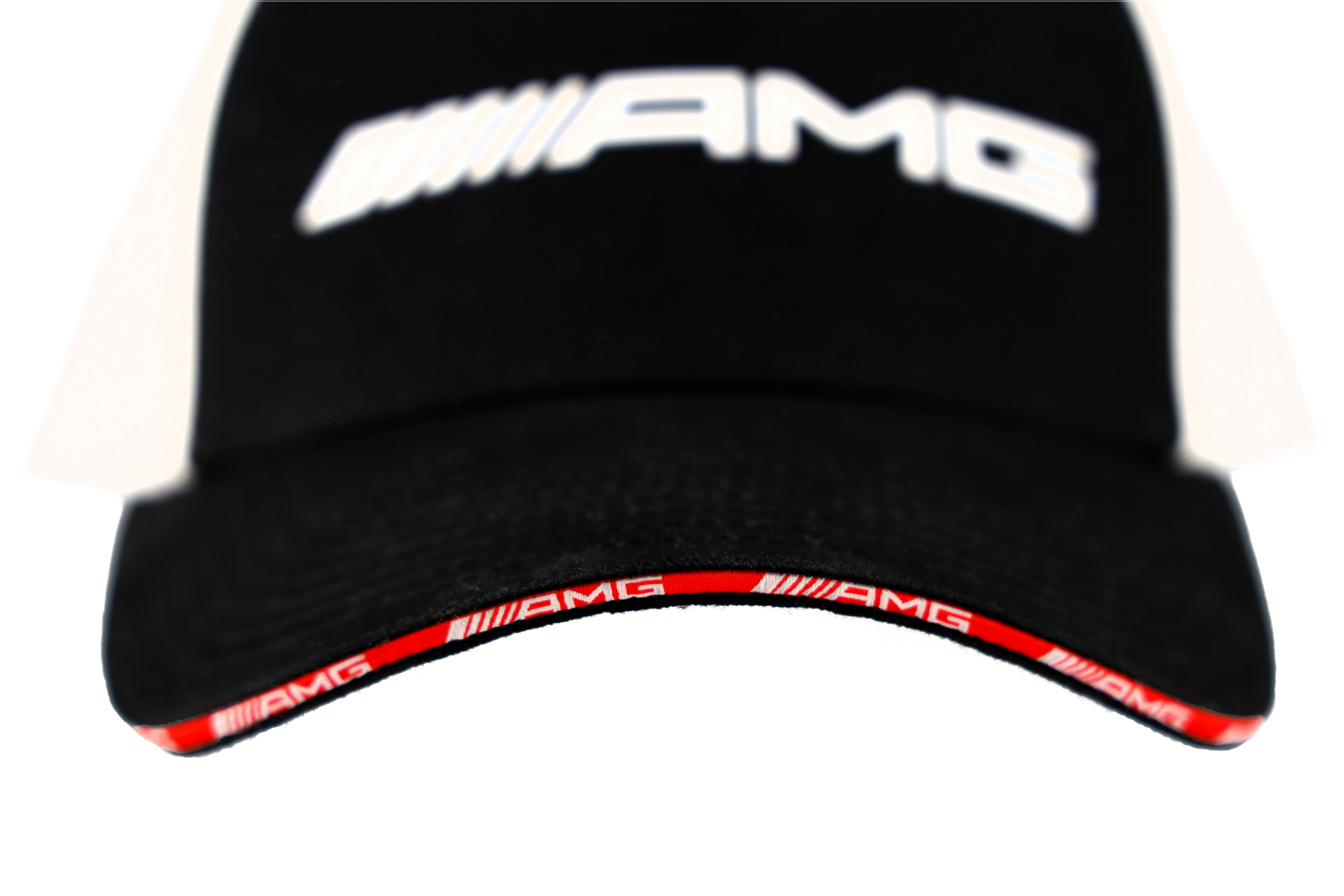 Čepice AMG - černá / bílá, Bavlna