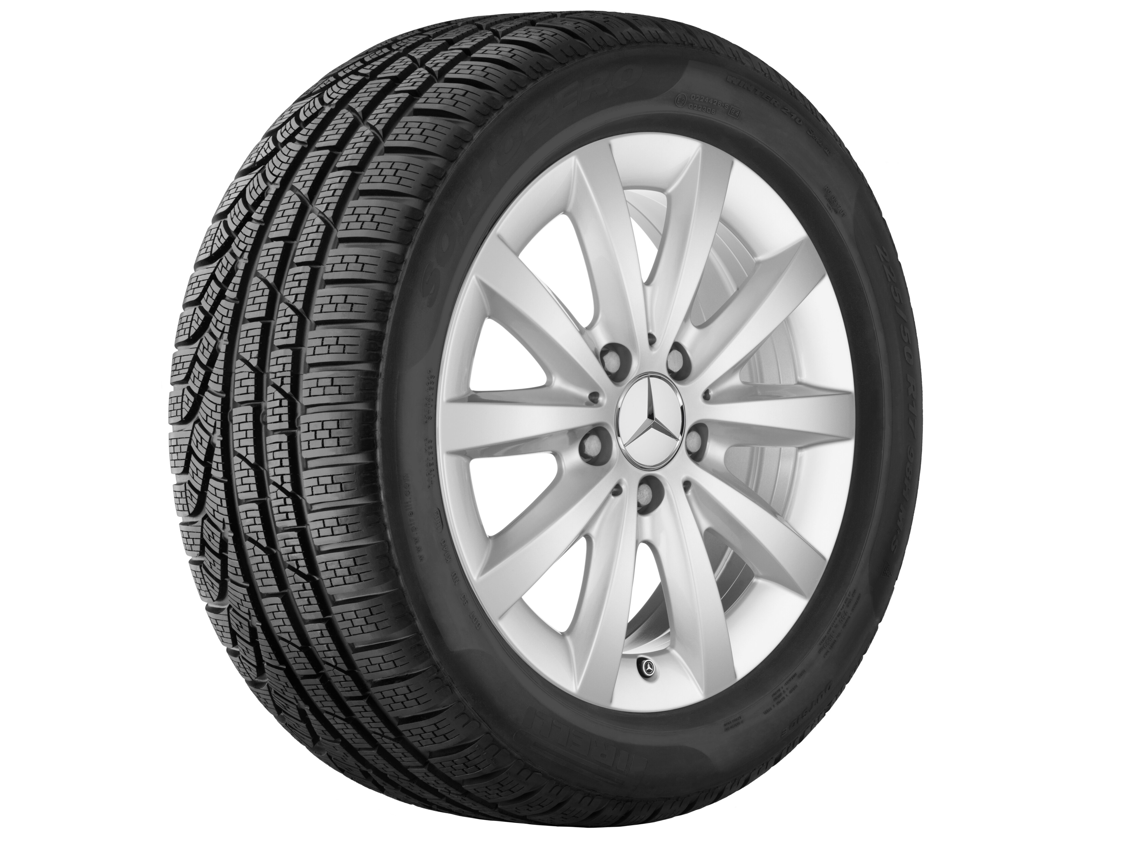 Kolo s 10 paprsky, 40,6 cm (16 palce) - 6,5 J x 16 ET 49, titanová stříbrná, lakované