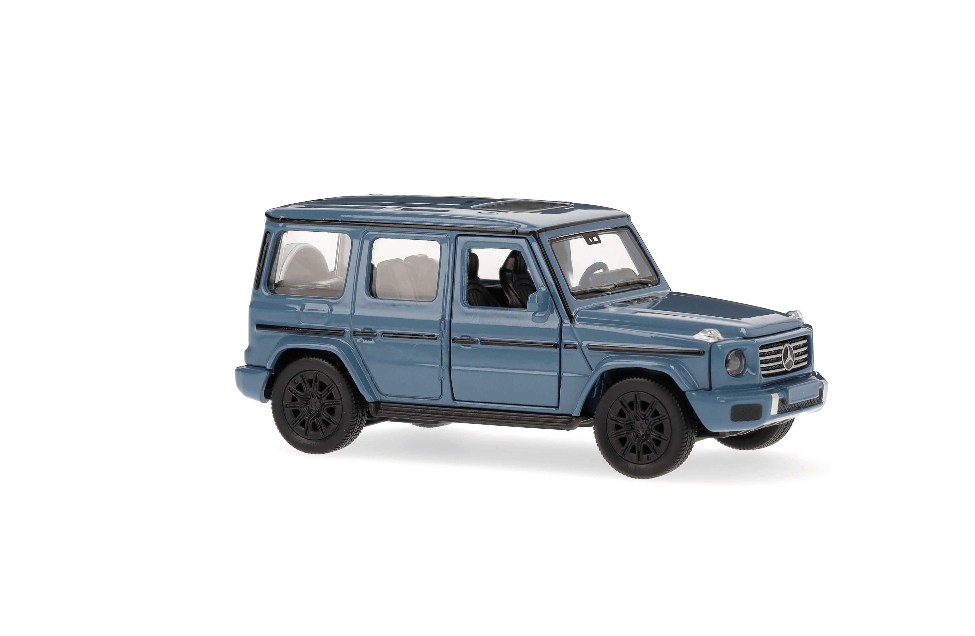 G-Class, Terénní vozidlo, W465, Zpětný tah - MANUFAKTUR modrá vintage uni, Heinrich Bauer, 1:43