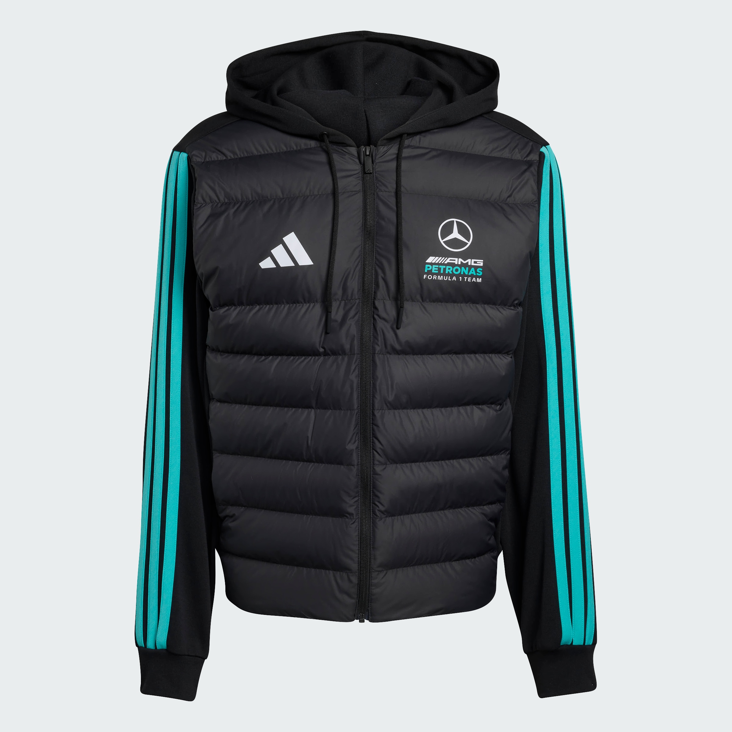 Pánská hybridní bunda, Mercedes-AMG F1 - černá, XL