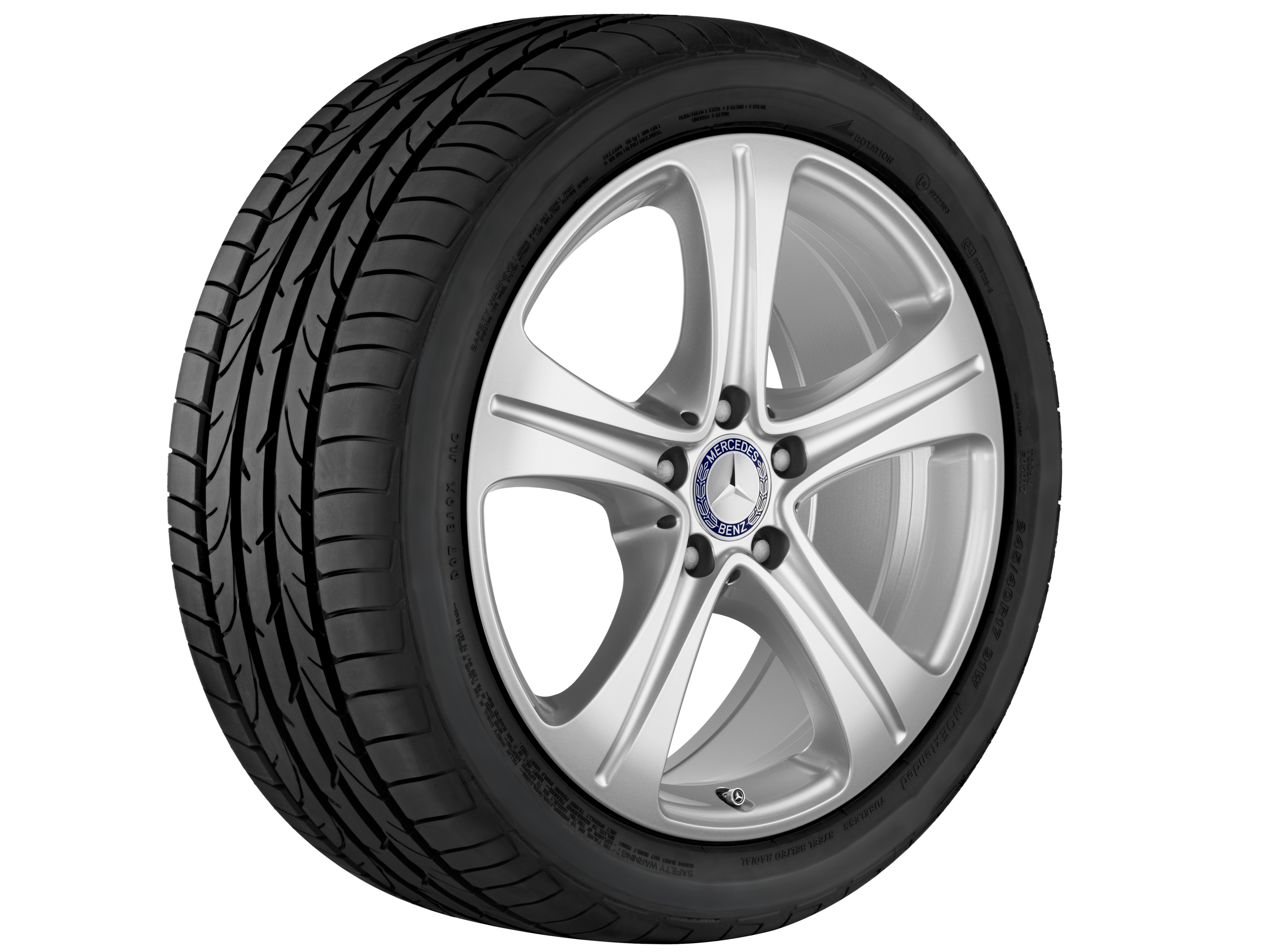 Kolo s 5 paprsky - 245/45 R18 XL 100R, 8 J x 18 ET 43