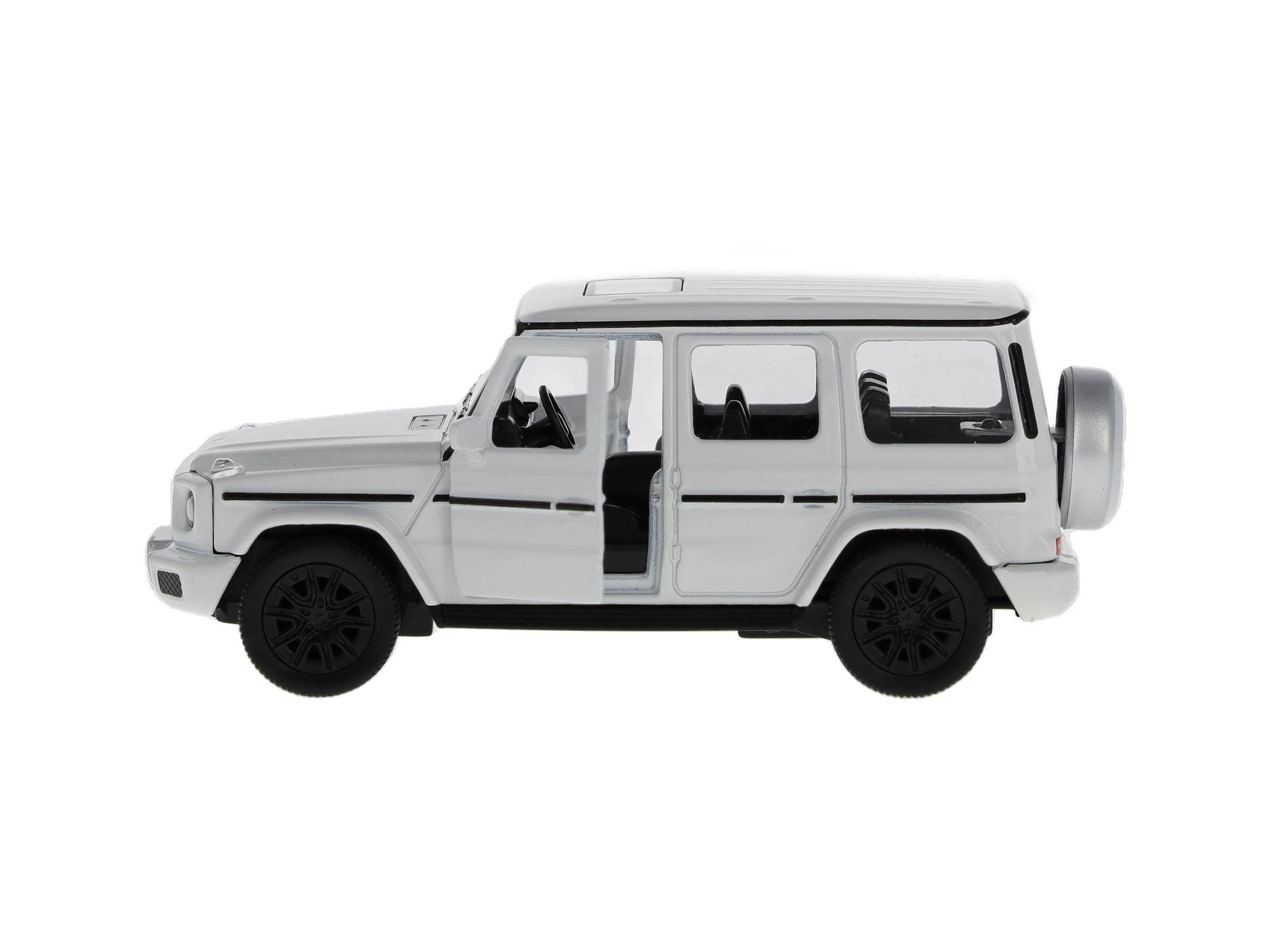 G-Class, Terénní vozidlo, W465, Zpětný tah - bílá polar, Heinrich Bauer, 1:43