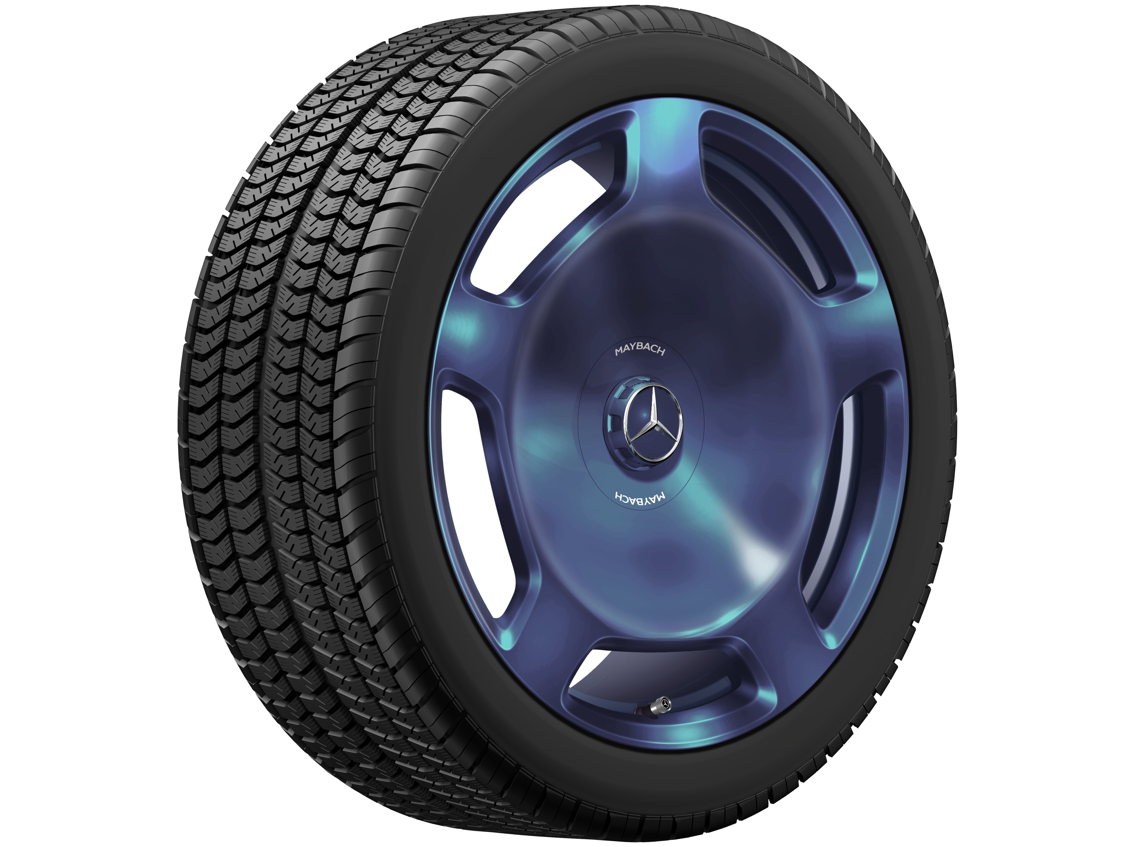 Kolo s 5 otvory, 50,8 cm (20 palců) - 10 J x 20 ET 48,1, modrá nautik, leštěné
