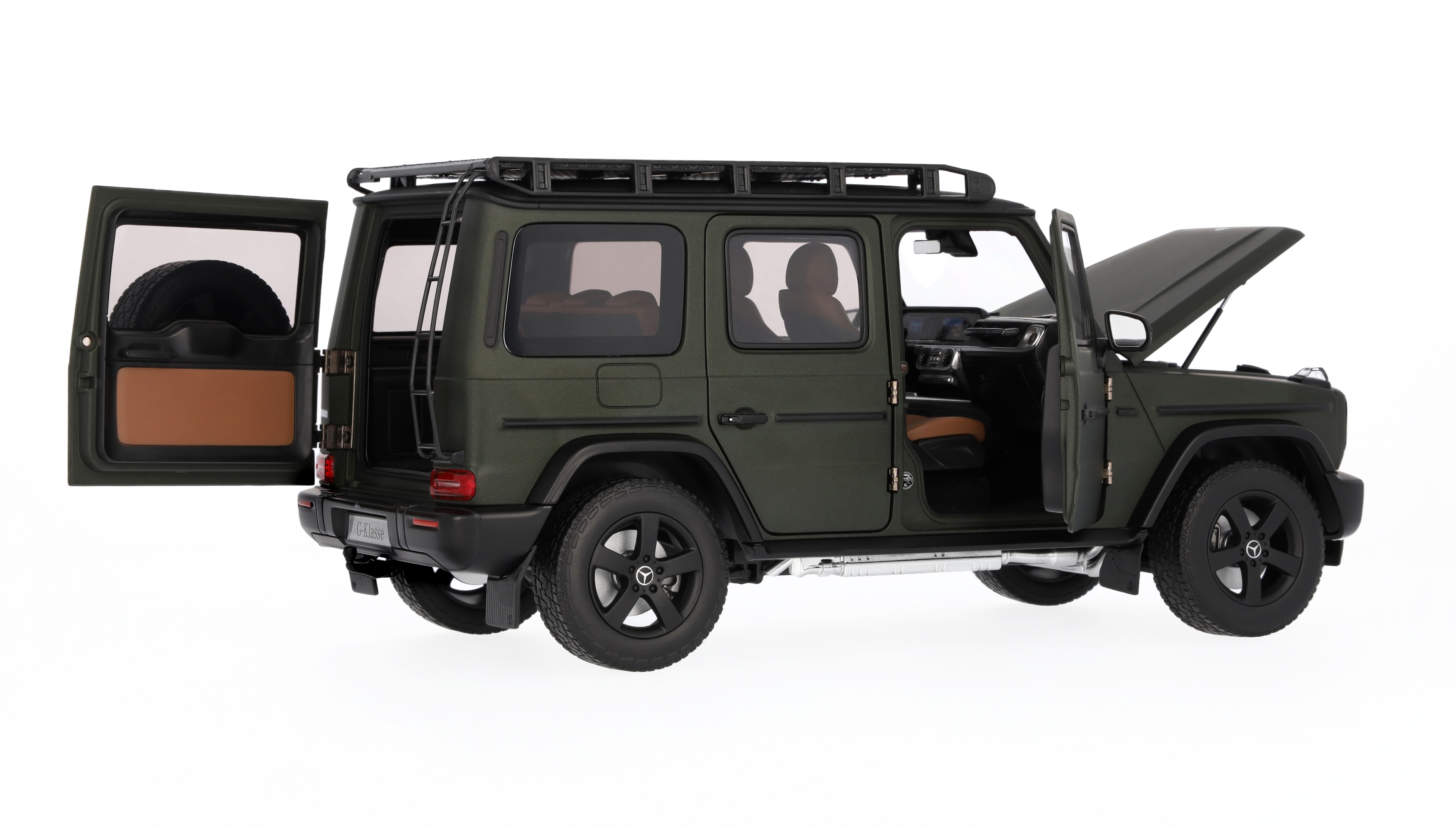 G-Class, Terénní vozidlo, PROFESSIONAL Line, W465 - MANUFAKTUR oliv magno, Norev, 1:18