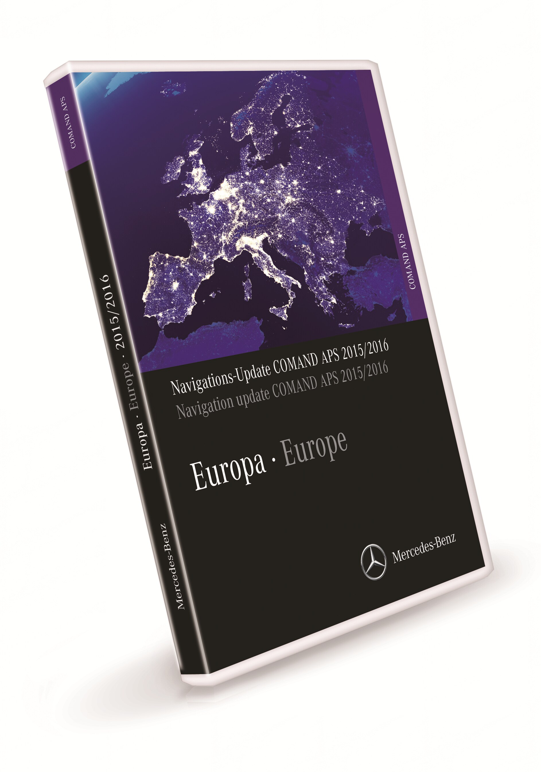 Aktualizace navigace, COMAND APS, Evropa, Verze 2015/2016 - fialová, NTG4-204