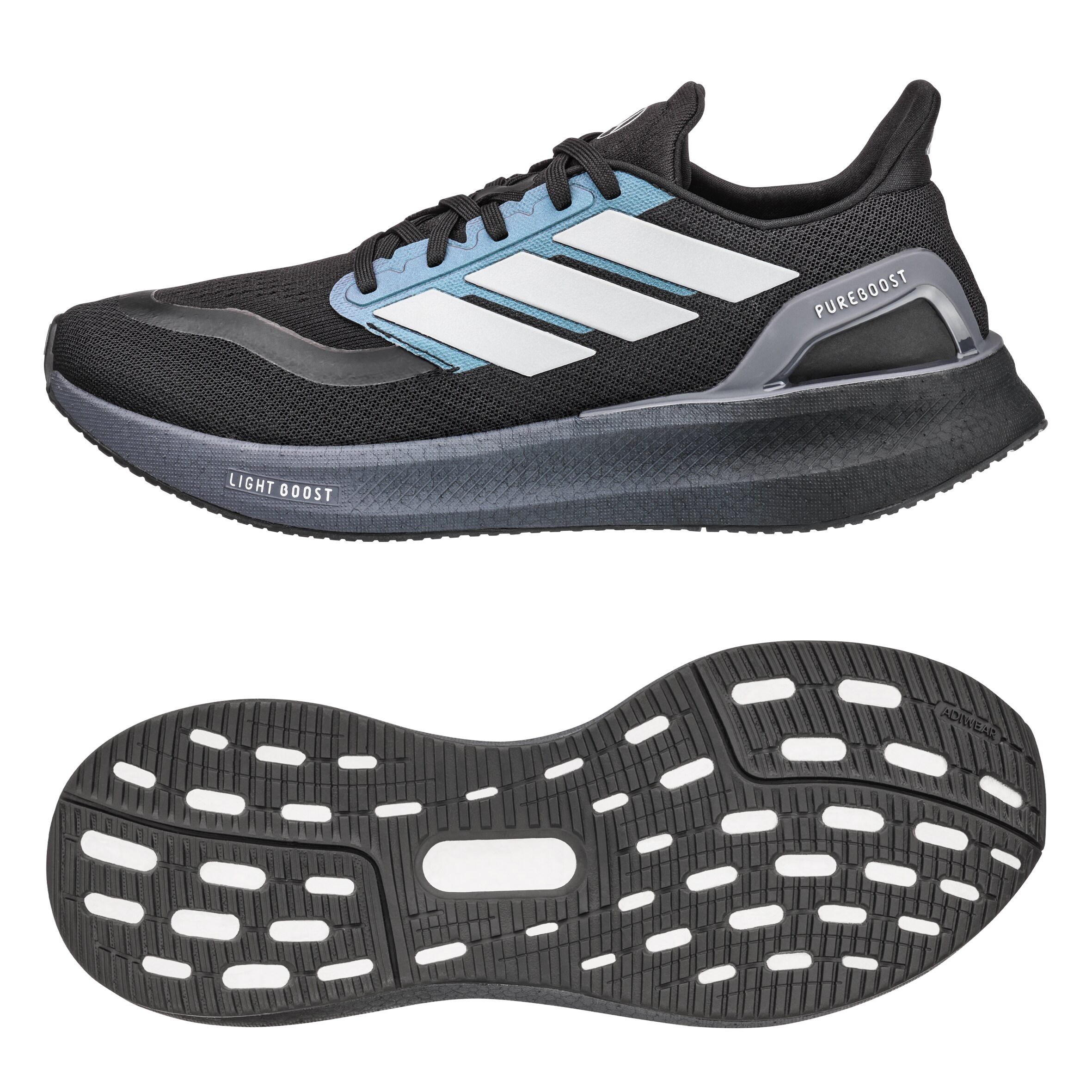 Běžecká obuv, Pureboost 5 - černá / tmavě šedá, 6,5, adidas
