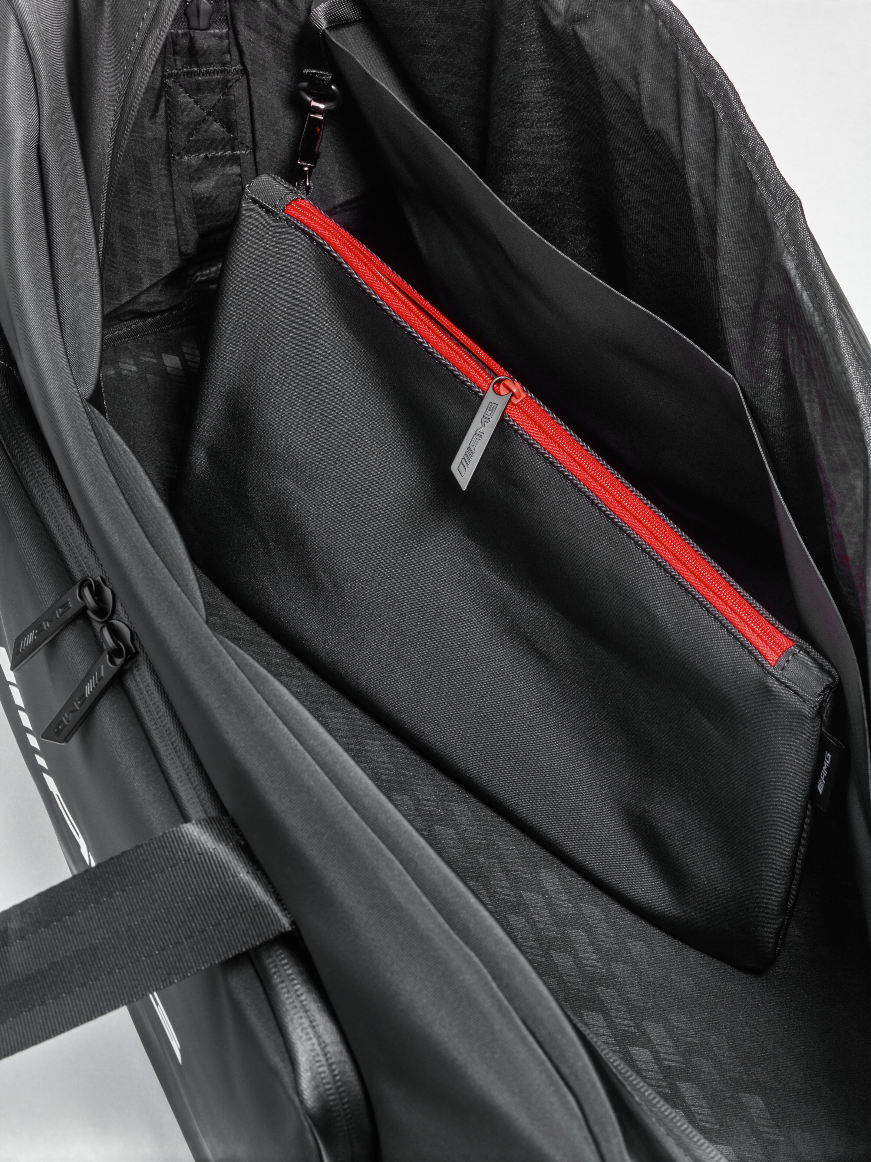 AMG Cestovní taška - černá, PVC / Polyester / Polyester