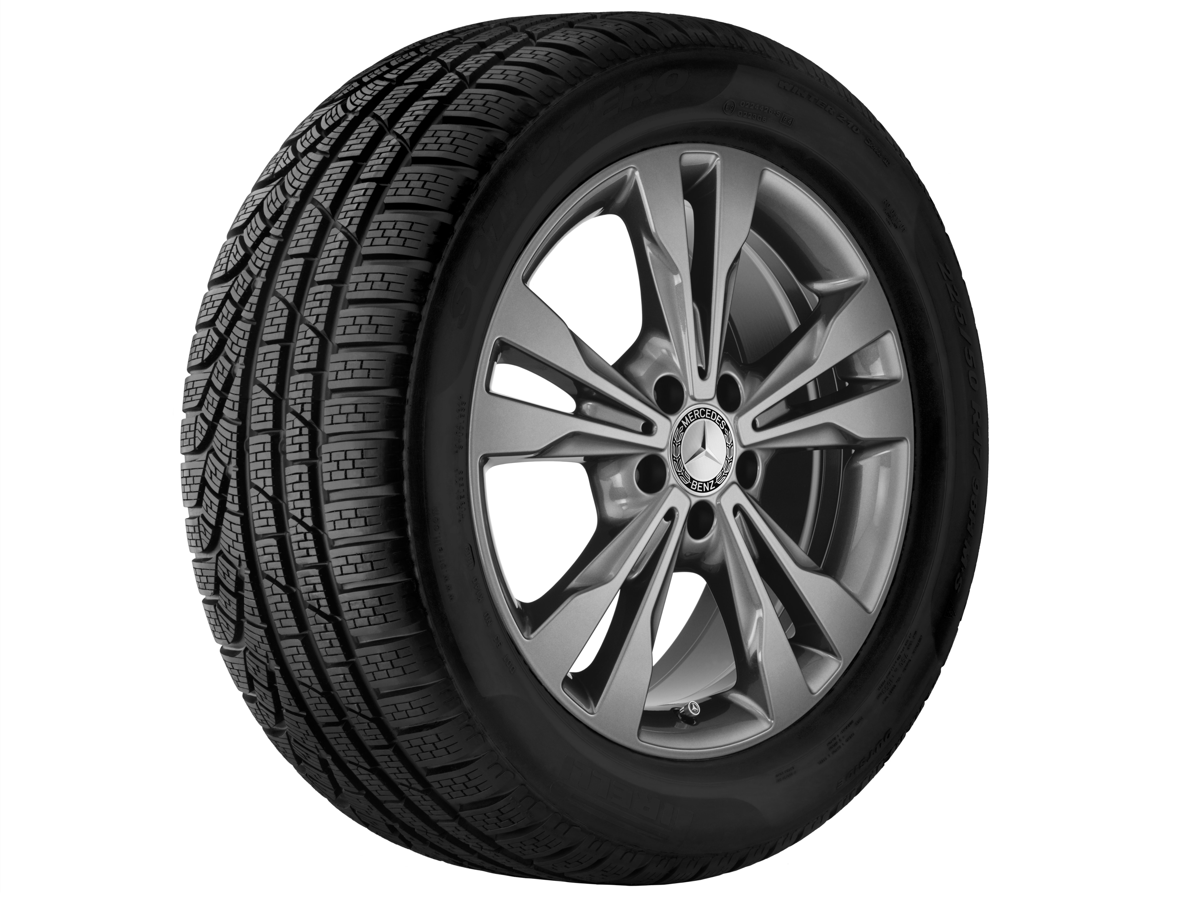 Kolo s 5 dvojitými paprsky, 45,7 cm (18 palce) - 7,5 J x 18 ET 52, tremolit metalický, lakované