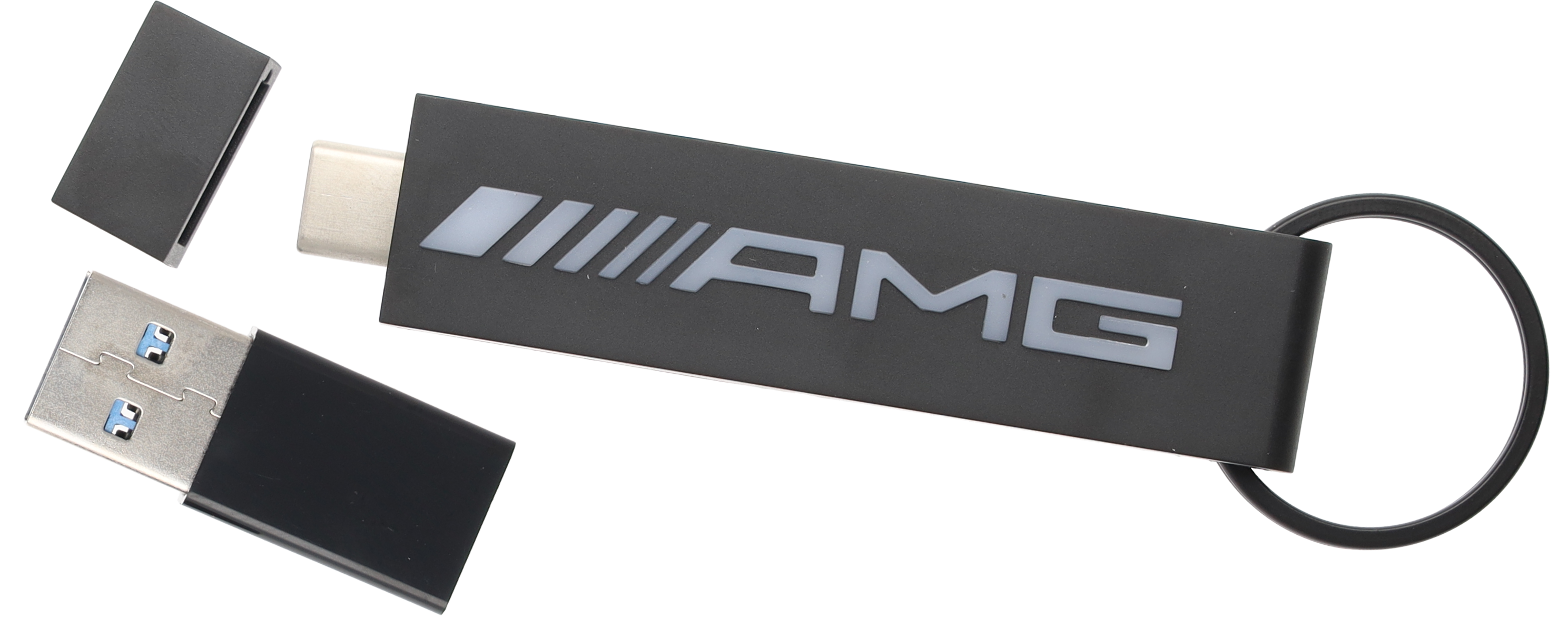 USB flash disk AMG, 64 GB - černá, plast