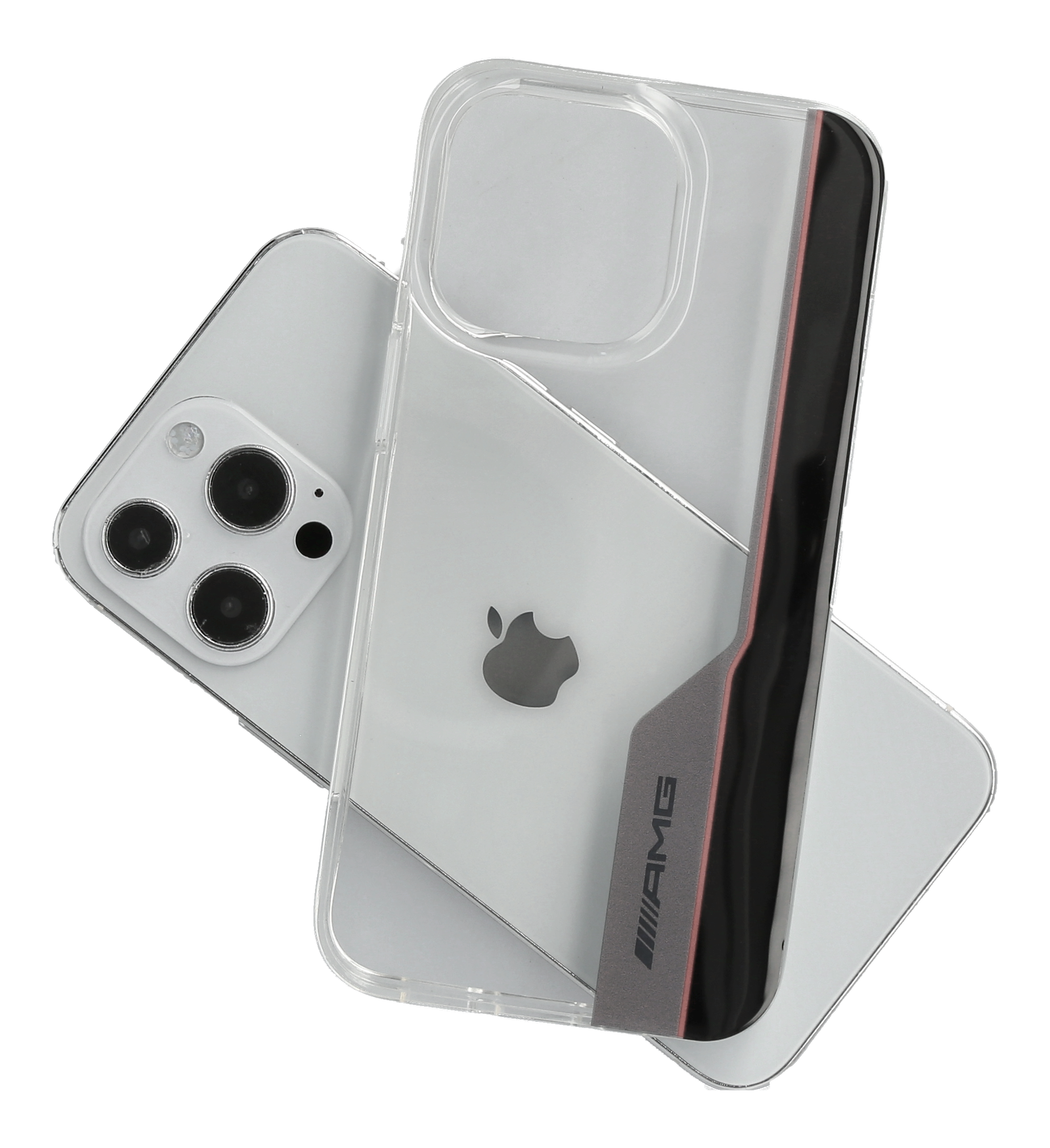 AMG Hülle für iPhone® 13 Pro - transparent, Polycarbonat / TPU