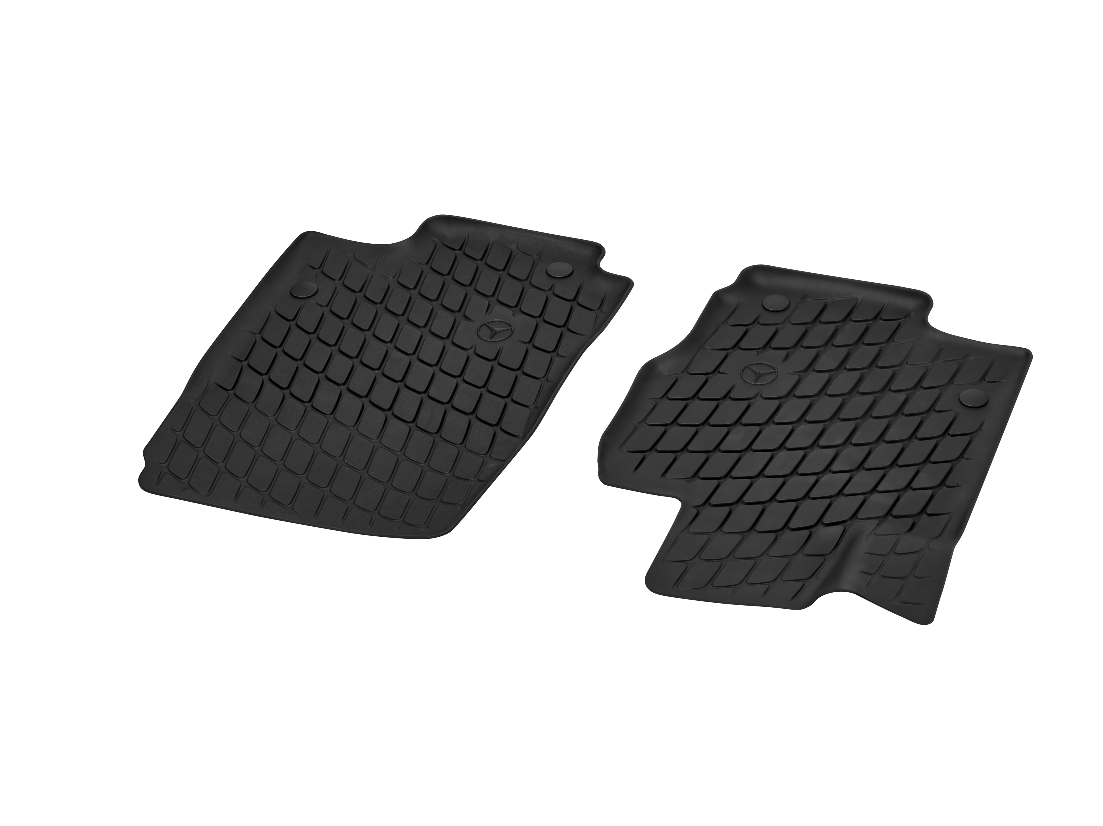Allwettermatten, Dynamic Squares, Fahrer-/Beifahrermatte, 2-teilig - LL, schwarz