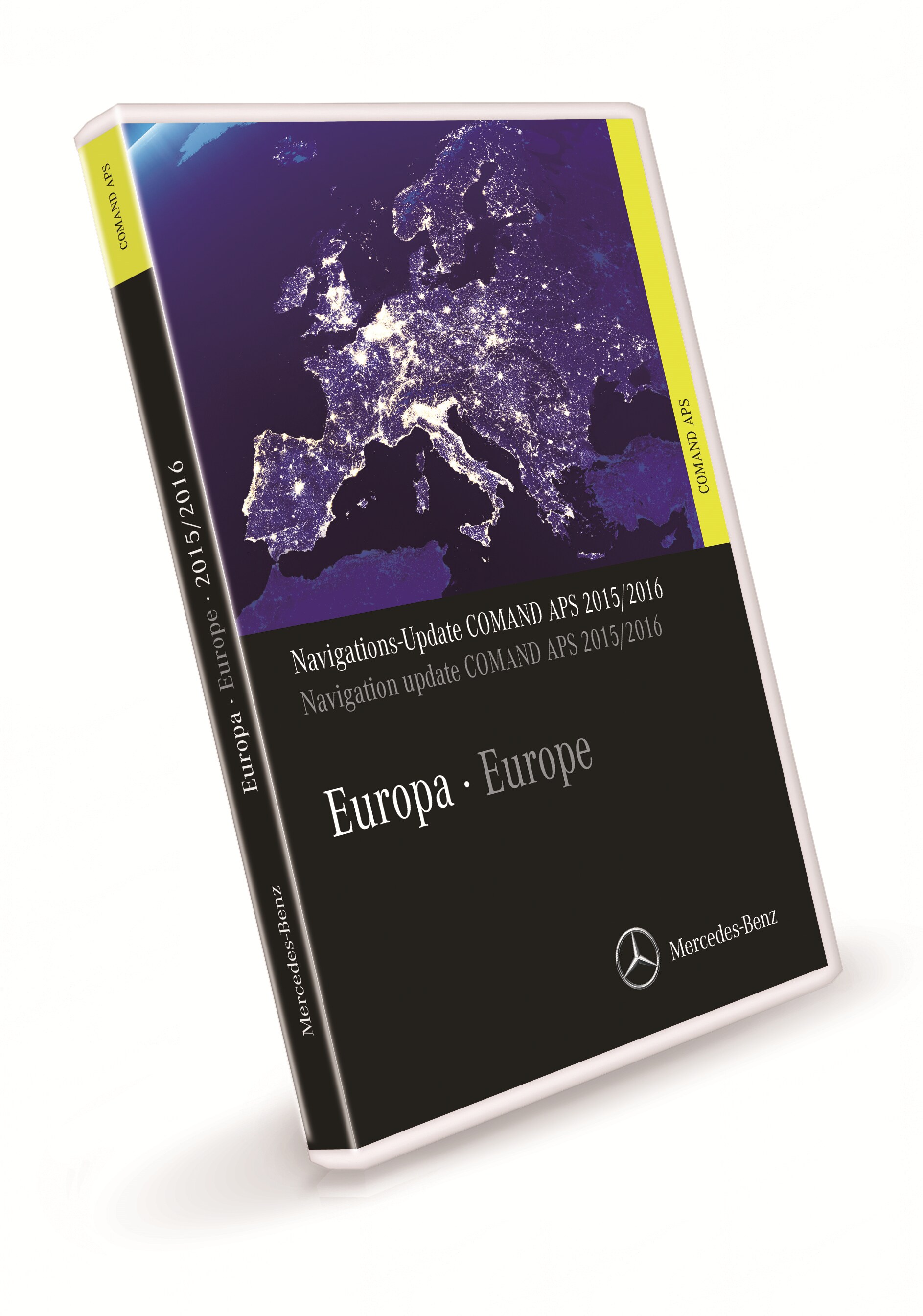 Aktualizace navigace, COMAND APS, Evropa, Verze 2016/2017 - citrusově žlutá, NTG2.5