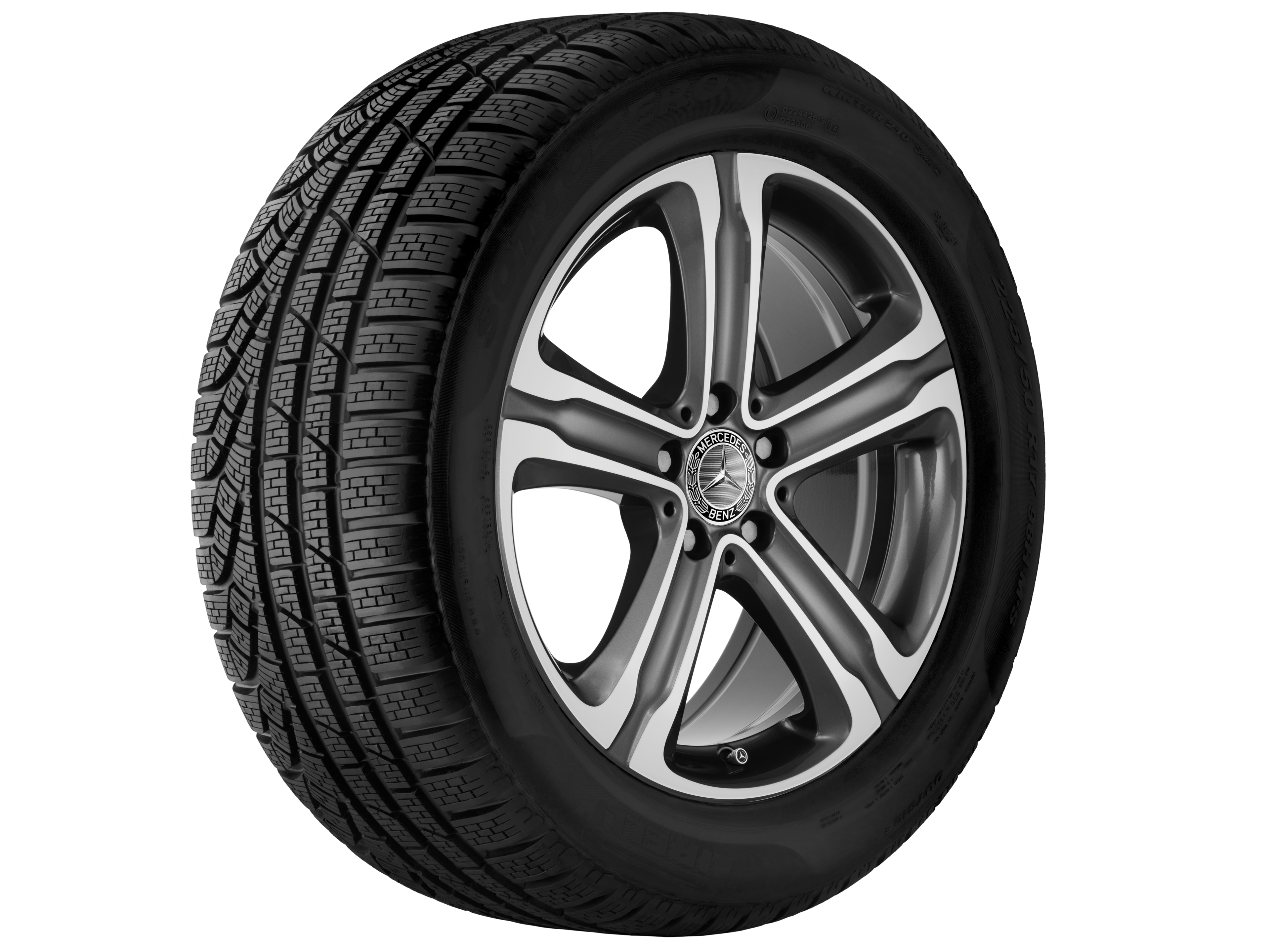 5-Speichen-Rad - 235/60 R18  103V, 8 J x 18 ET 38