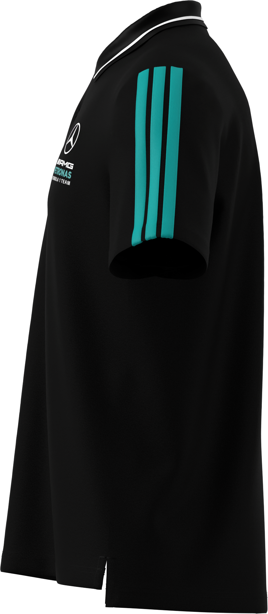 Pánské triko polo, Mercedes-AMG F1 - černá, XXL