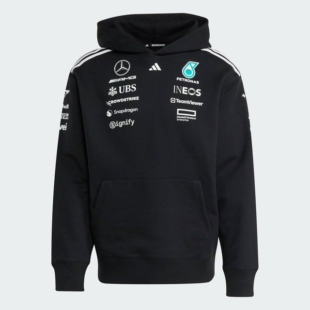Sweathoody Unisex, Team, Mercedes-AMG F1 - schwarz, XL