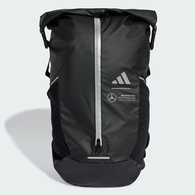 Batoh, Mercedes-AMG F1 - černá, Polyuretan, adidas
