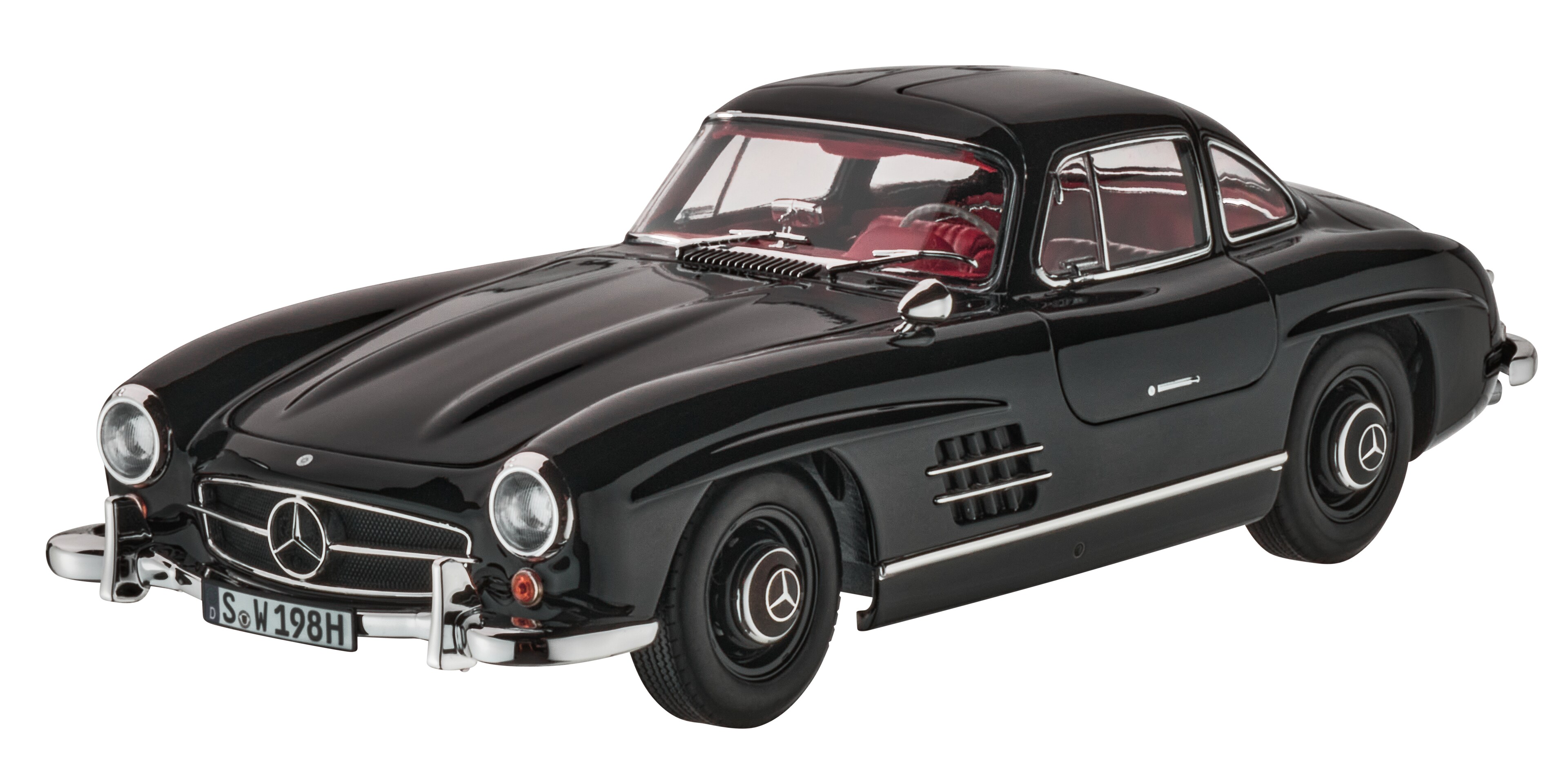 300 SL kupé (1954-1963) W 198 - černá, Norev, 1:18