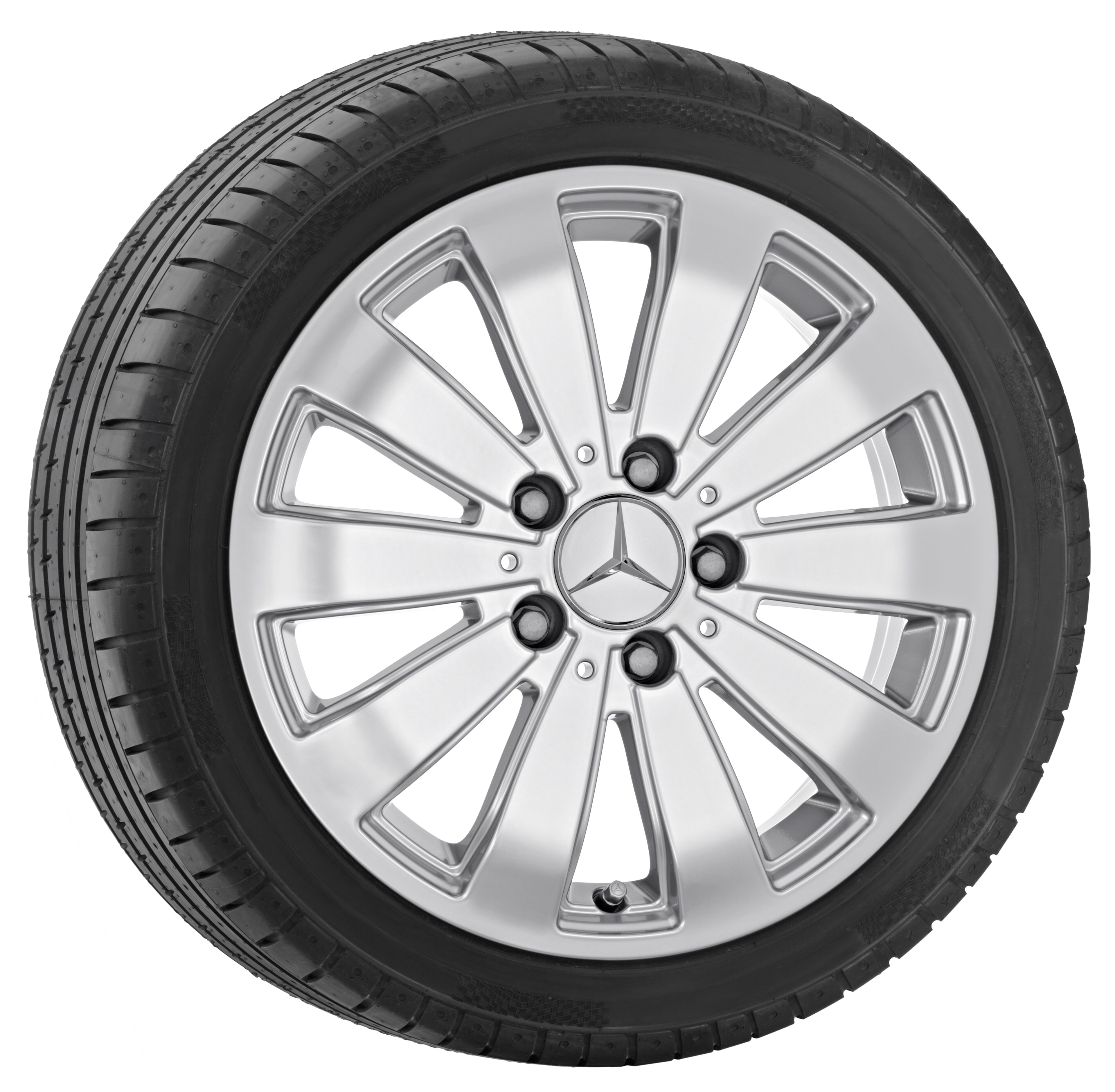 Kolo s 10 paprsky, Anshan, 40,6 cm (16 palce) - 6 J x 16 ET 46, šterlinkové stříbro