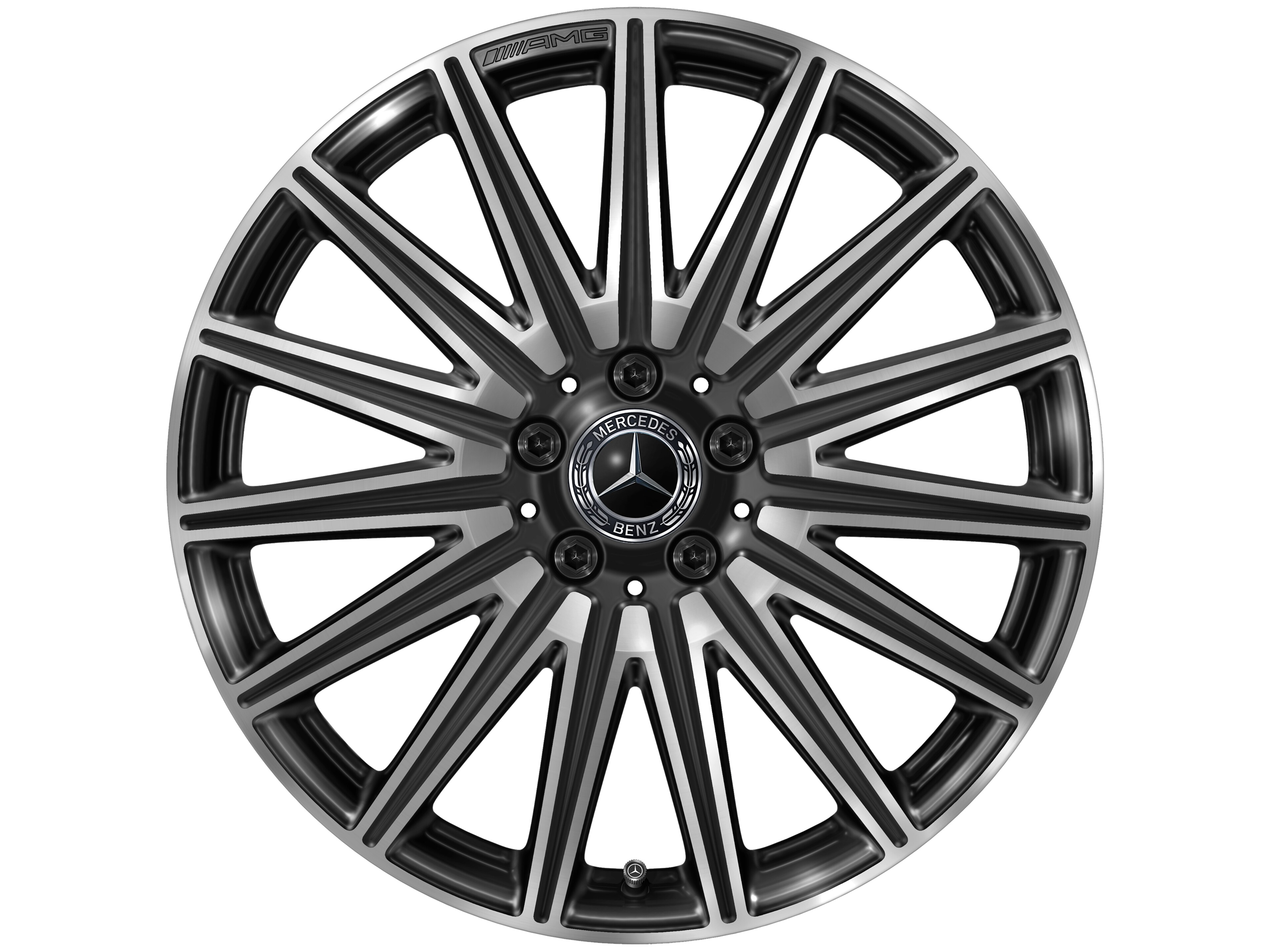 Kolo AMG z lehkých slitin, ve vícepaprskovém provedení, 48,3 cm (19 palců) - 7,5 J x 19 ET 48,4, černá