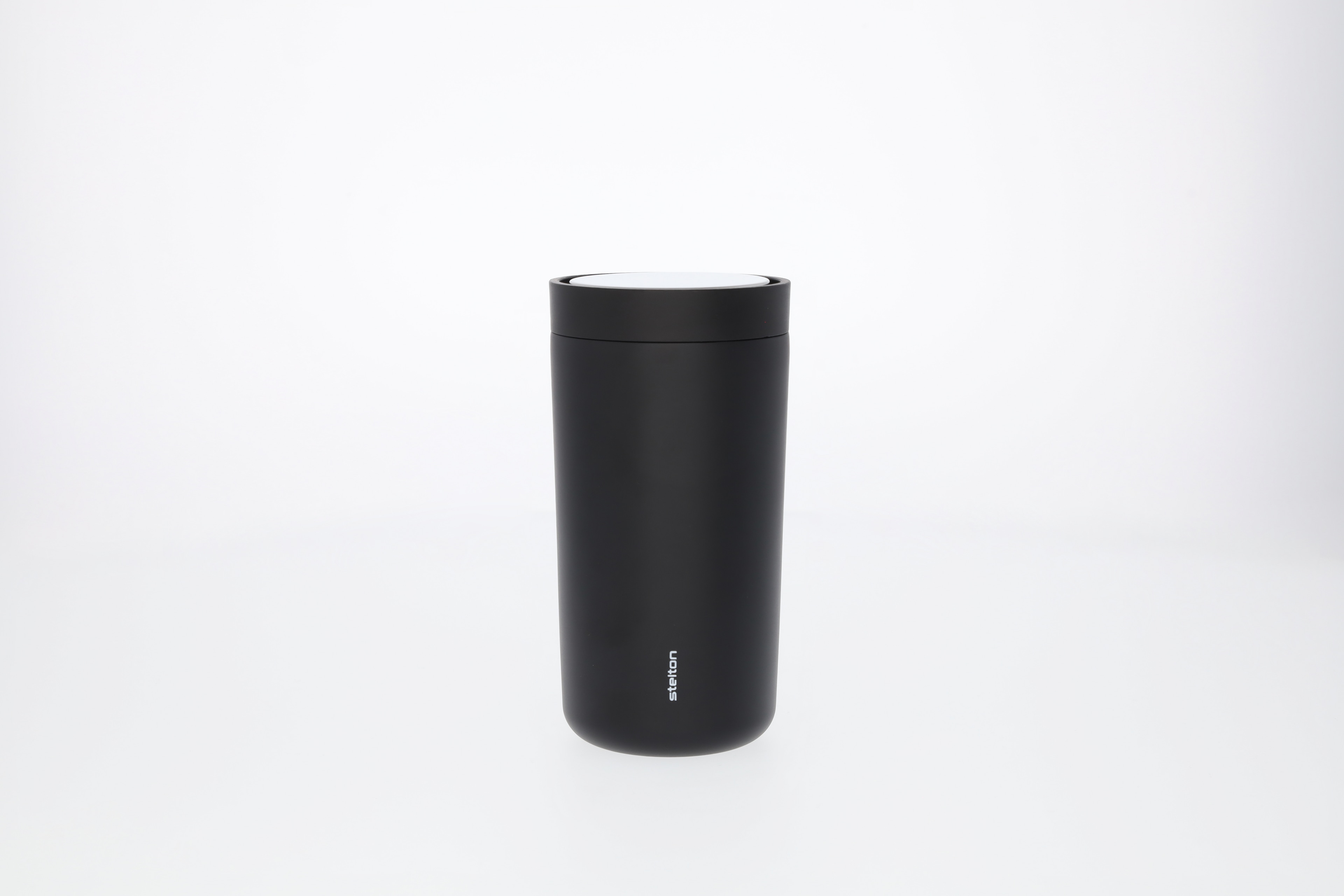 Cestovní hrnek - černá, Nerezová ocel / Polypropylen, Stelton, 200 ml
