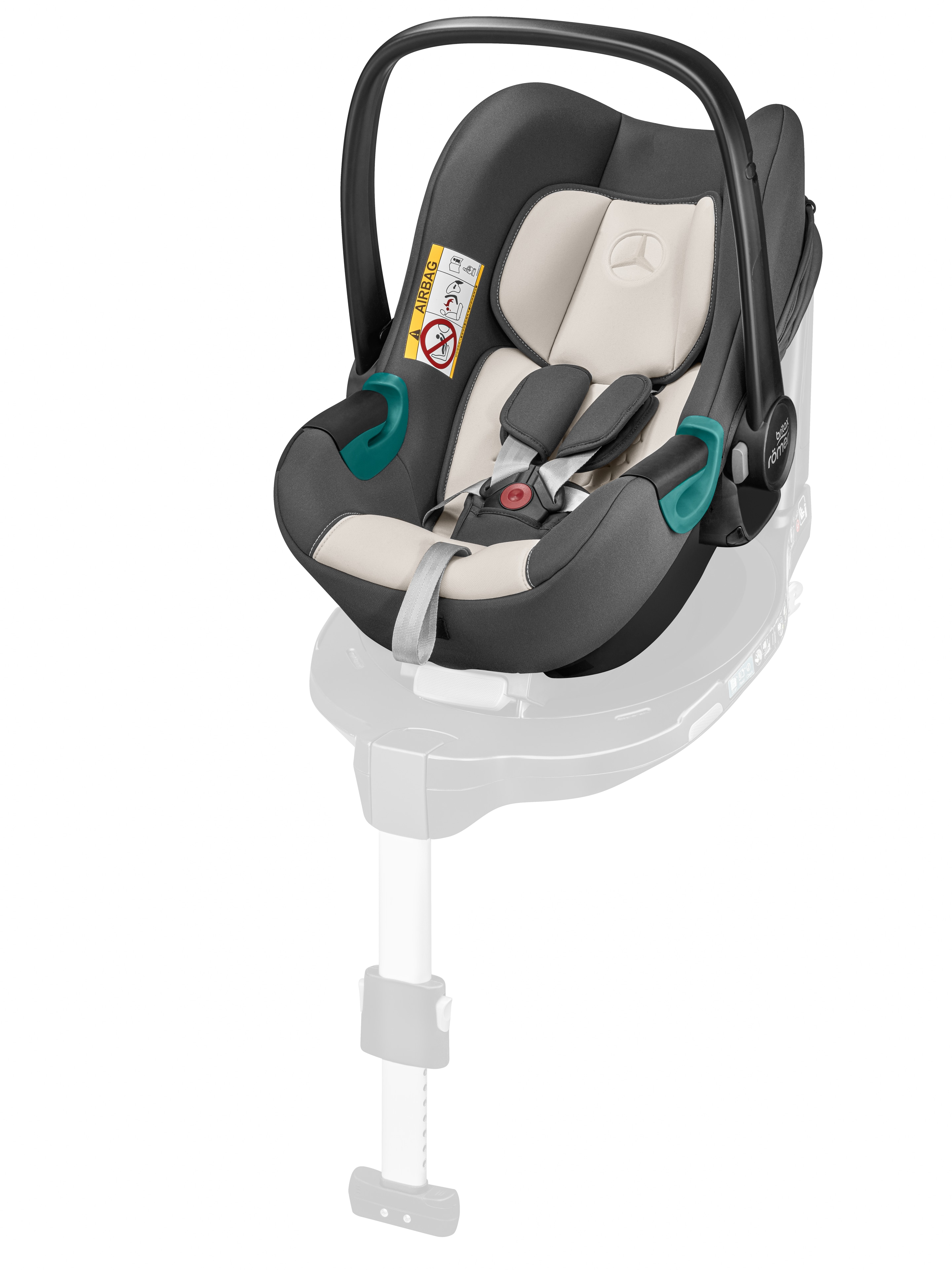 Dětská sedačka BABY-SAFE, 3 i-Size, ECE - anthracite / béžová