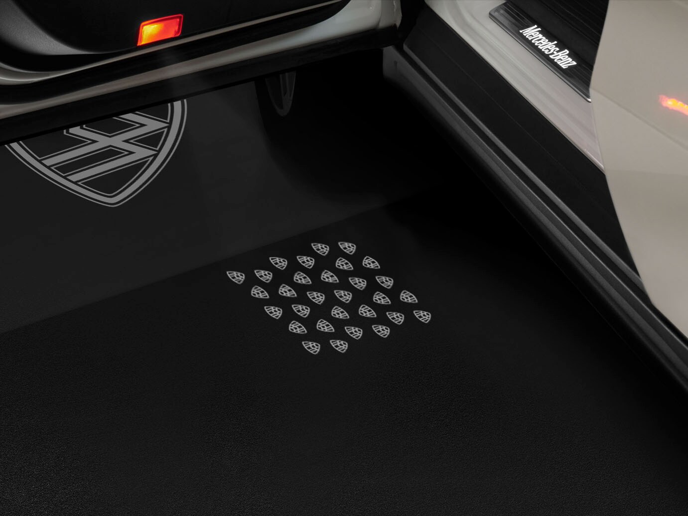 Projektor LCD, s animovaným Mercedes-Maybach Pattern - 1 sada